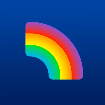 Rainbow profile avatar
