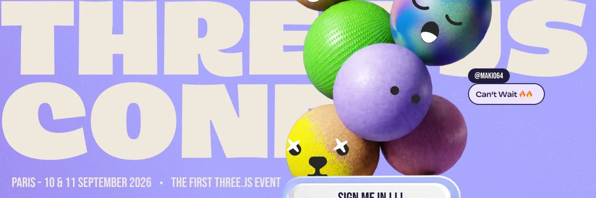 Three.js Conf Paris profile cover