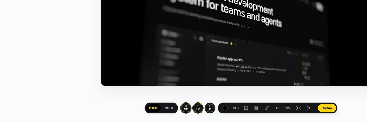 UI Camera profile cover