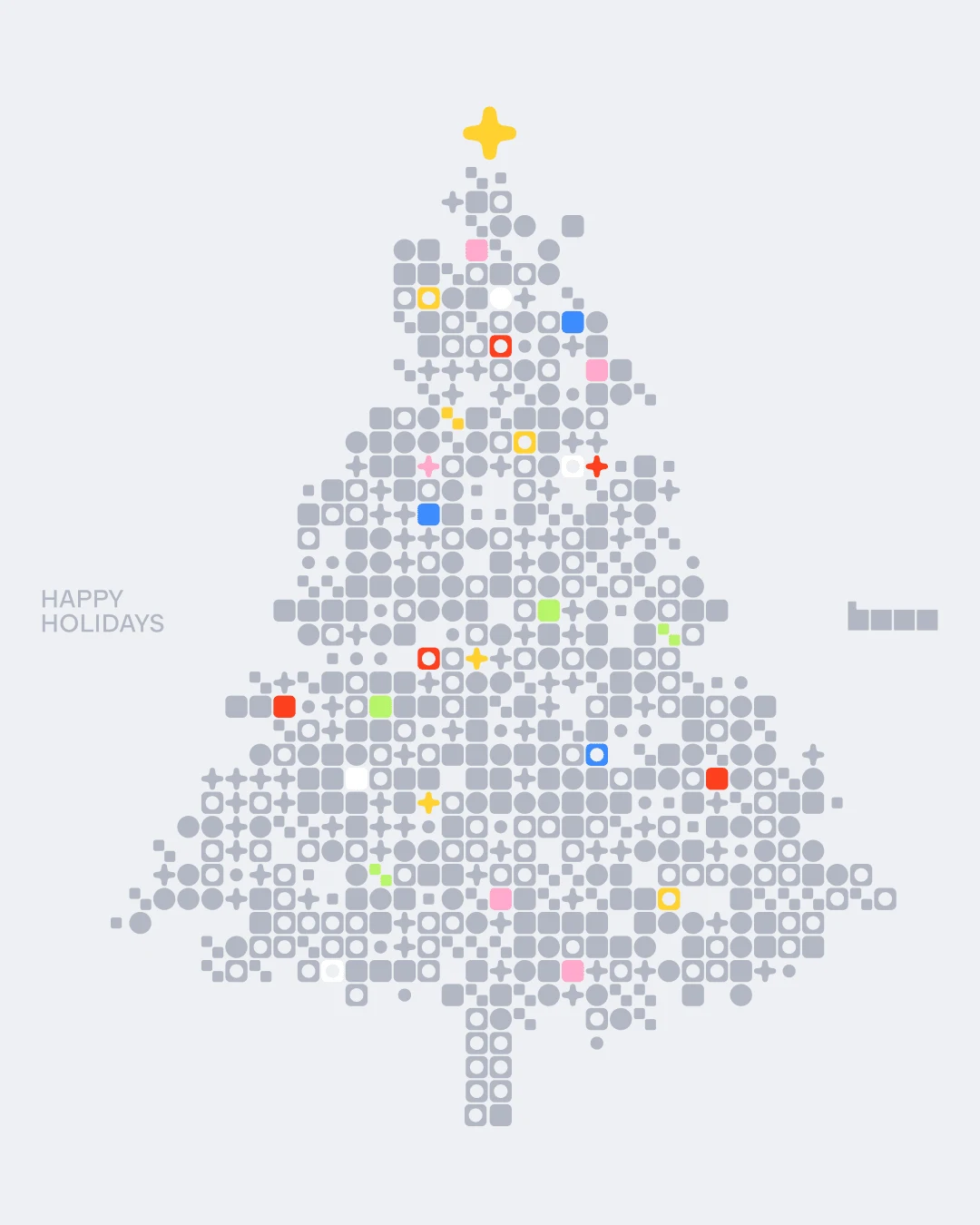 Base holiday network diagram card — public farcaster post media curated for social post design inspiration.