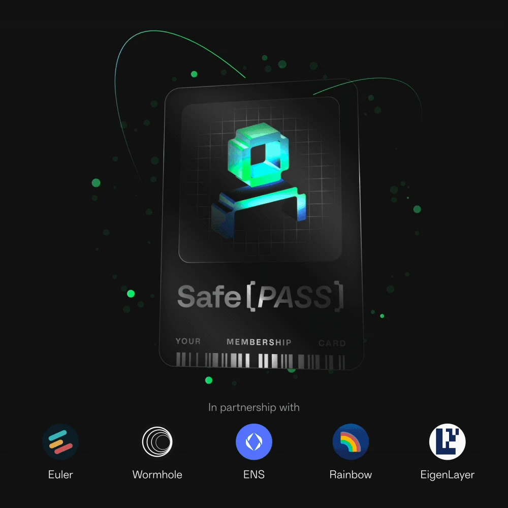 Safe Pass Launch Card — public farcaster post media curated for social post design inspiration.