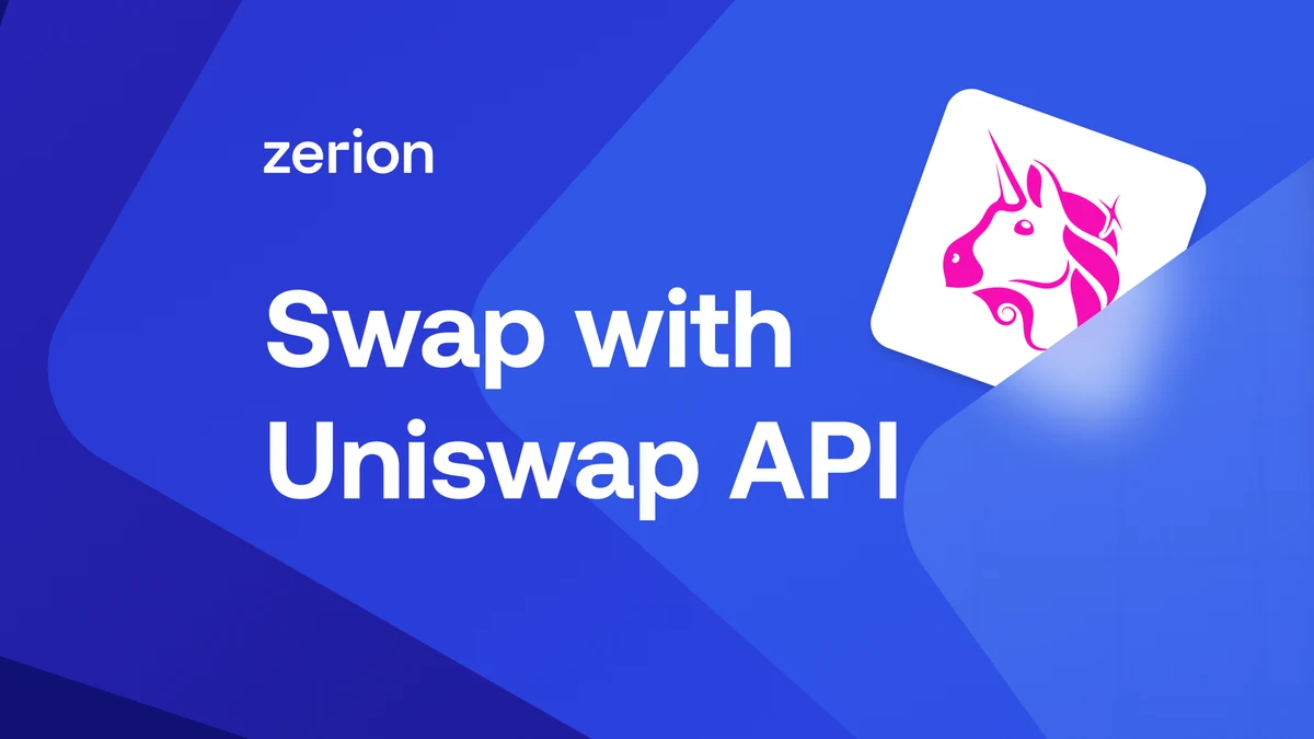 Swap with Uniswap API card — public farcaster post media curated for social post design inspiration.