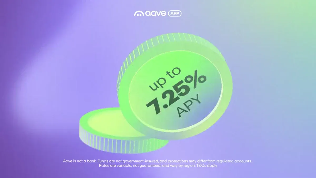 Still waiting on access to the Aave mobile app — public x-twitter post media curated for social post design inspiration.
