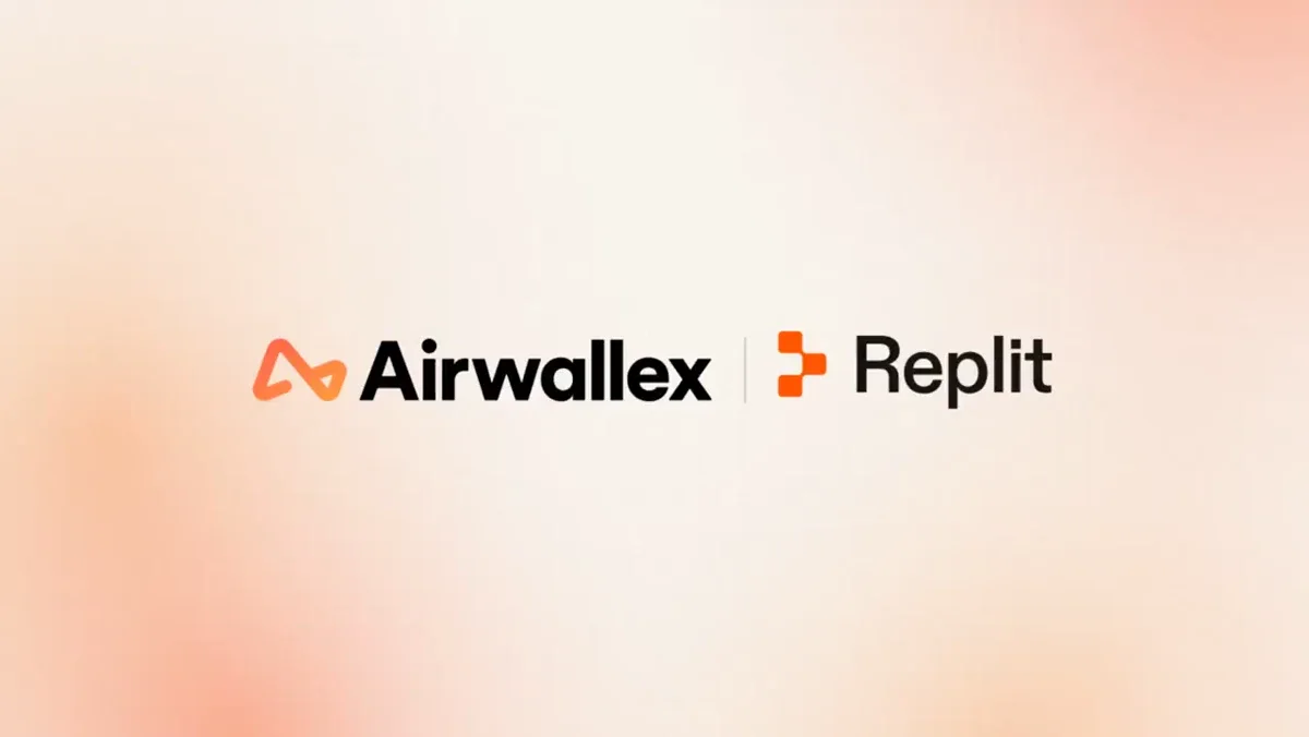 Airwallex is now an official @Replit Connector — public x-twitter post media curated for social post design inspiration.