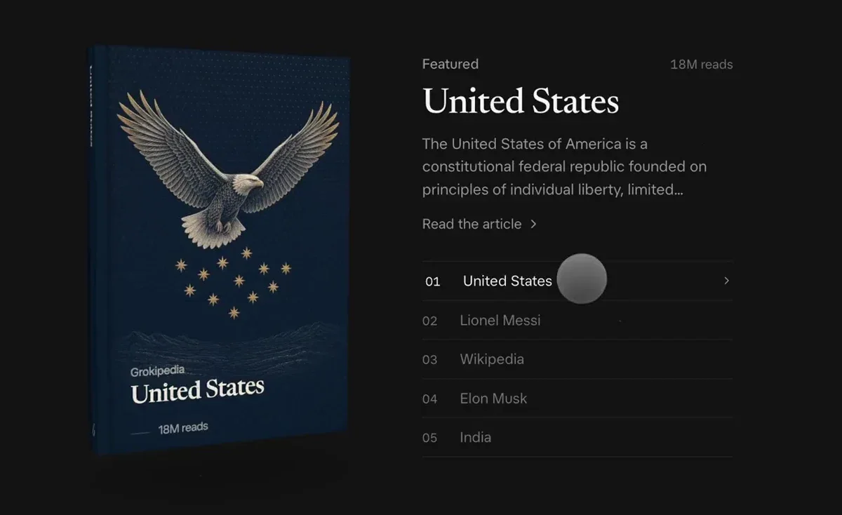 Benji Taylor: We haven't forgotten about Grokipedia — public x-twitter post media curated for social post design inspiration.