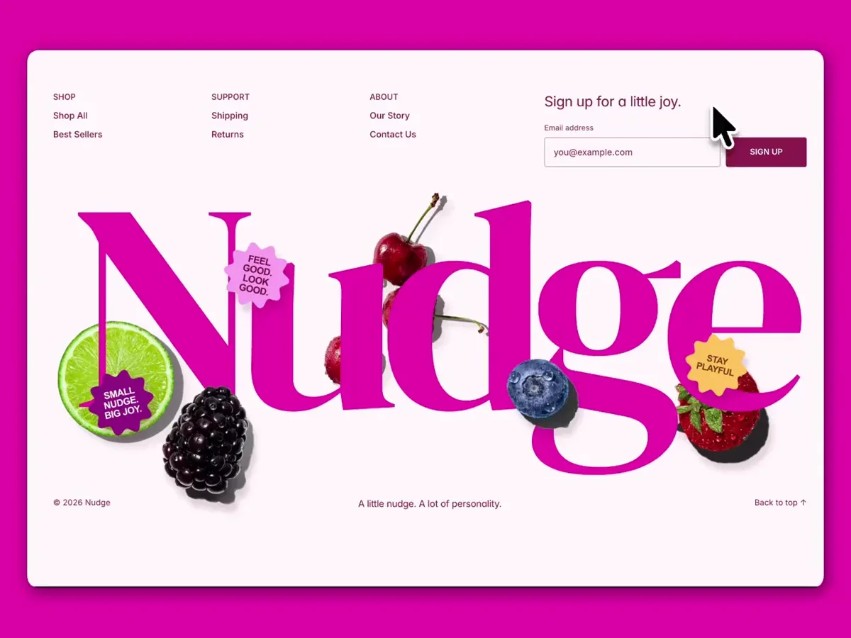 Bella Rizp: My first footer component is published — public x-twitter post media curated for social post design inspiration.