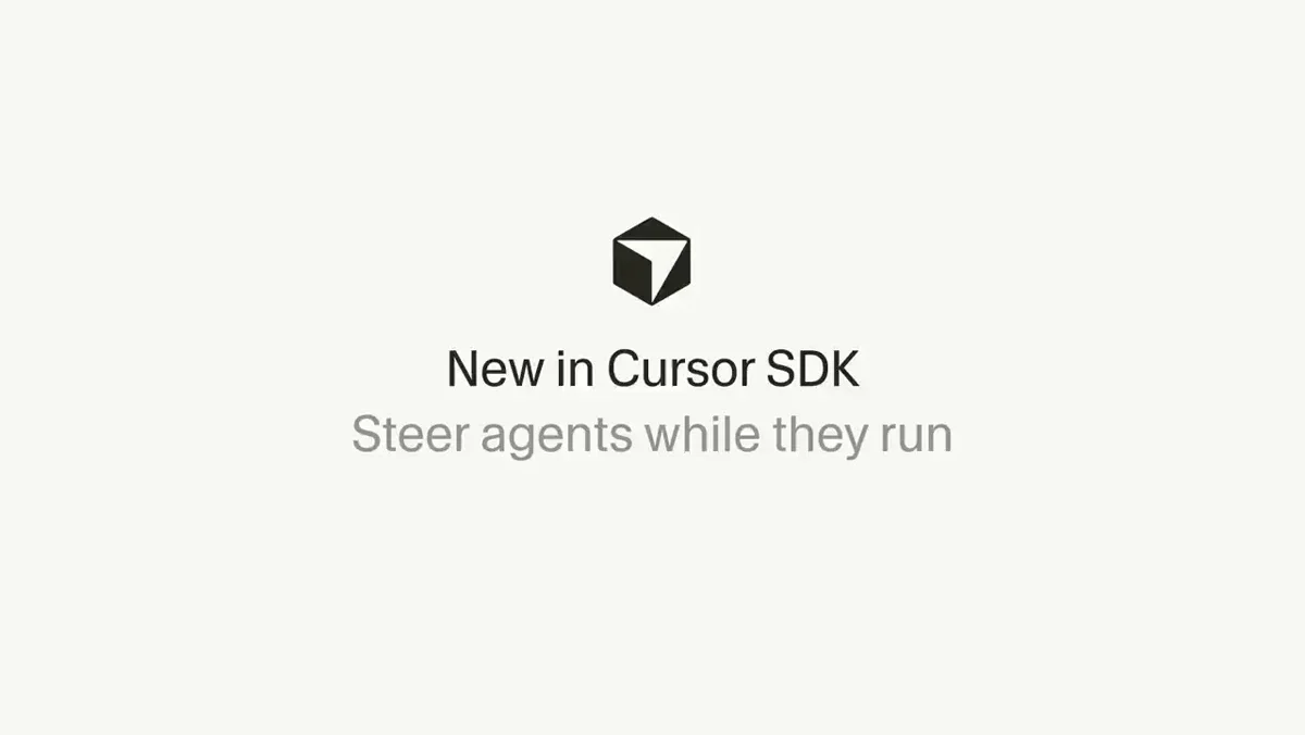 You can now steer Cursor SDK agents while they run.steer() adds — public x-twitter post media curated for social post design inspiration.