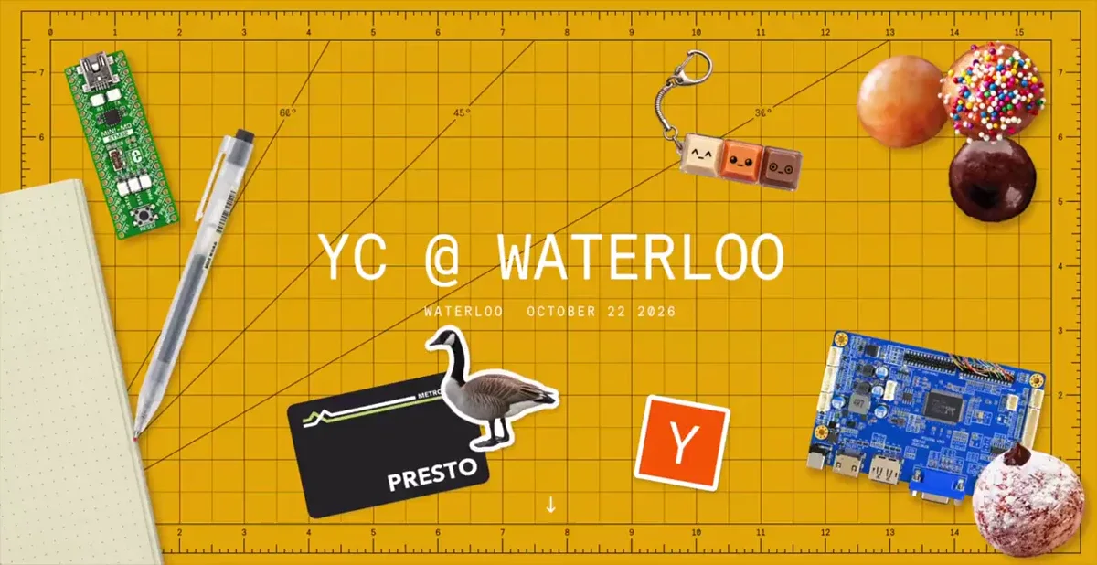 Eve: yc is coming to waterloo in october — public x-twitter post media curated for social post design inspiration.