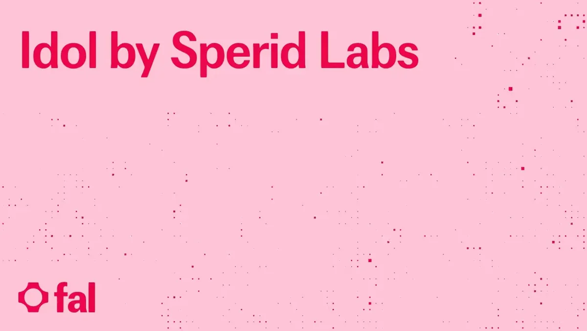 Idol by Sperid Labs is now available on fal — public x-twitter post media curated for social post design inspiration.