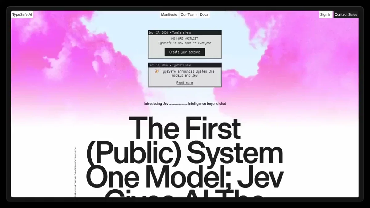 Framer: After two years in stealth, @typesafeai needed a site to introduce Jev — public x-twitter post media curated for social post design inspiration.