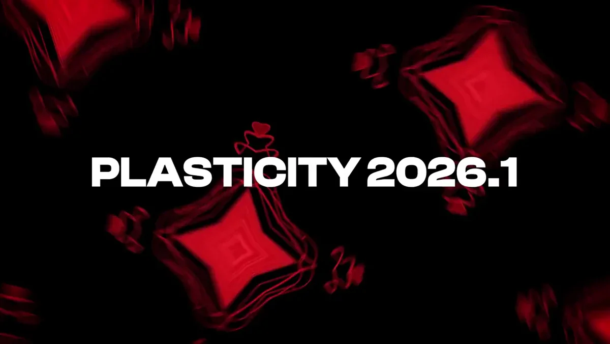 Plasticity 2026.1 is here — public x-twitter post media curated for social post design inspiration.