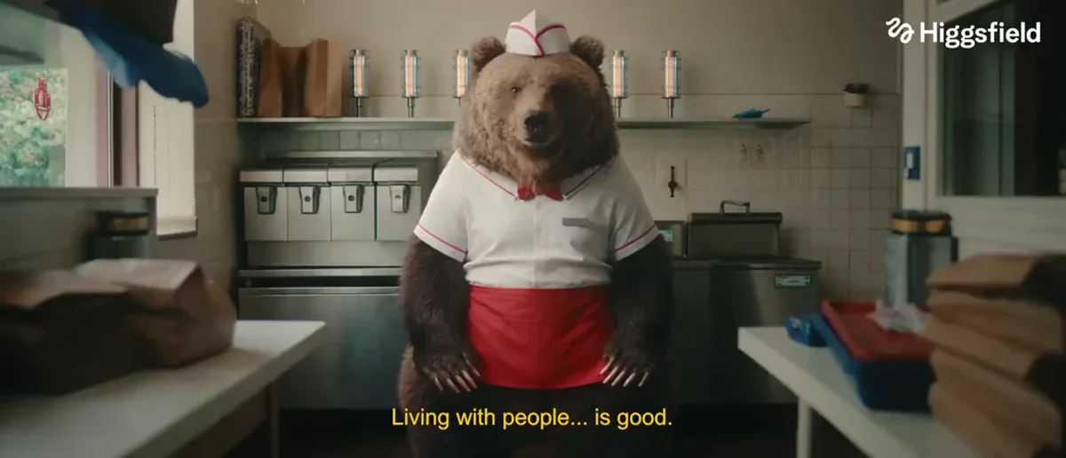 Higgsfield AI: We asked @claudeai to make the most emotional AI commercial — public x-twitter post media curated for social post design inspiration.