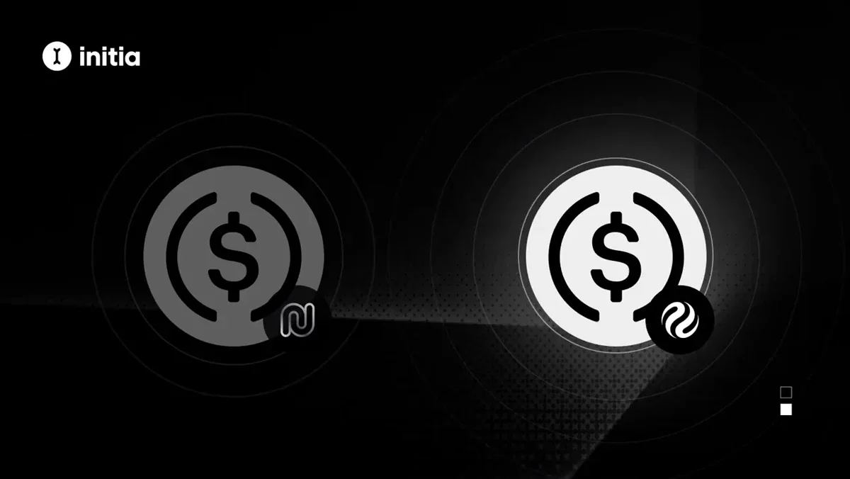 Circle is retiring USDC on Noble, Initia's USDC will migrate — public x-twitter post media curated for social post design inspiration.
