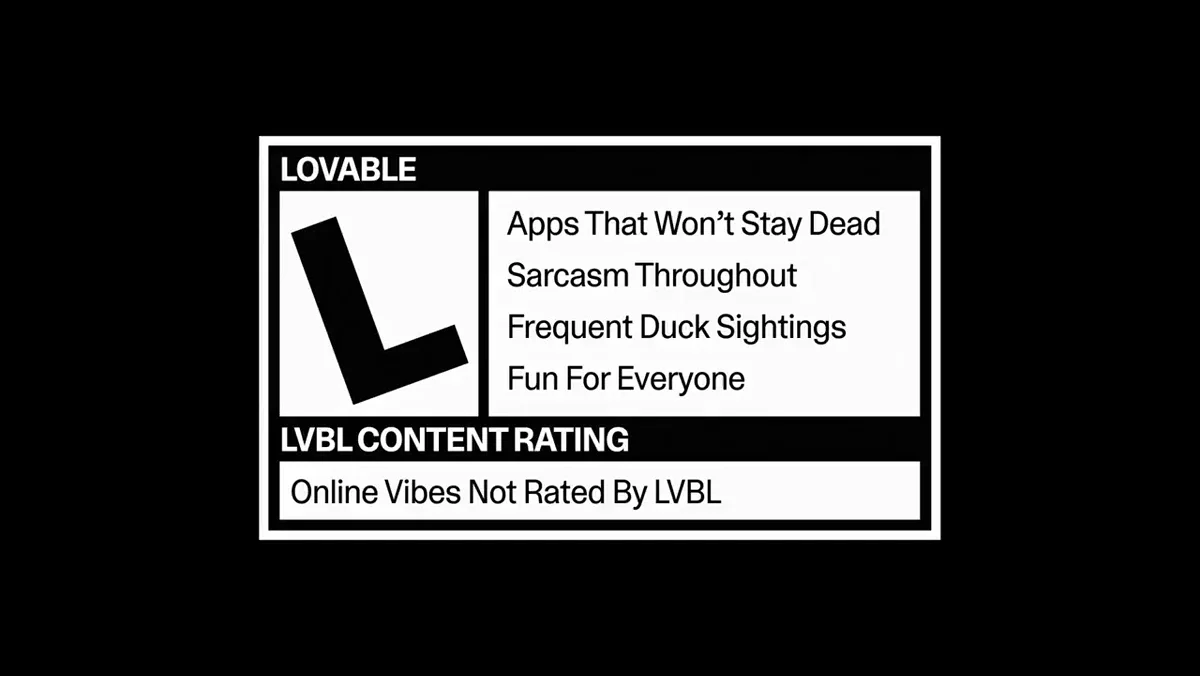 Lovable: Your forgotten apps are haunting your workspace — public x-twitter post media curated for social post design inspiration.
