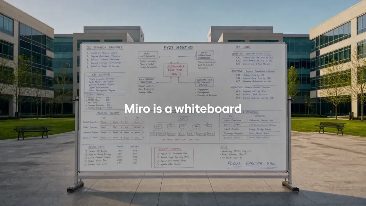Reintroducing Miro with a bang — public x-twitter post media curated for social post design inspiration.