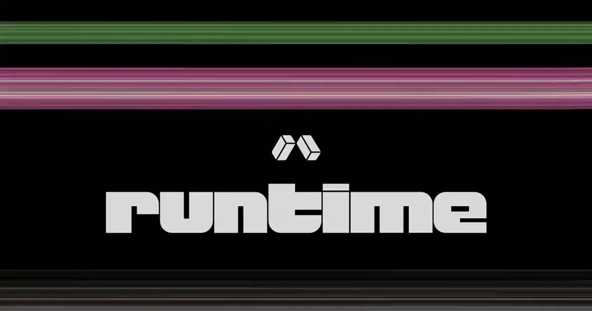 Modal: Registration is live for Runtime — public x-twitter post media curated for social post design inspiration.