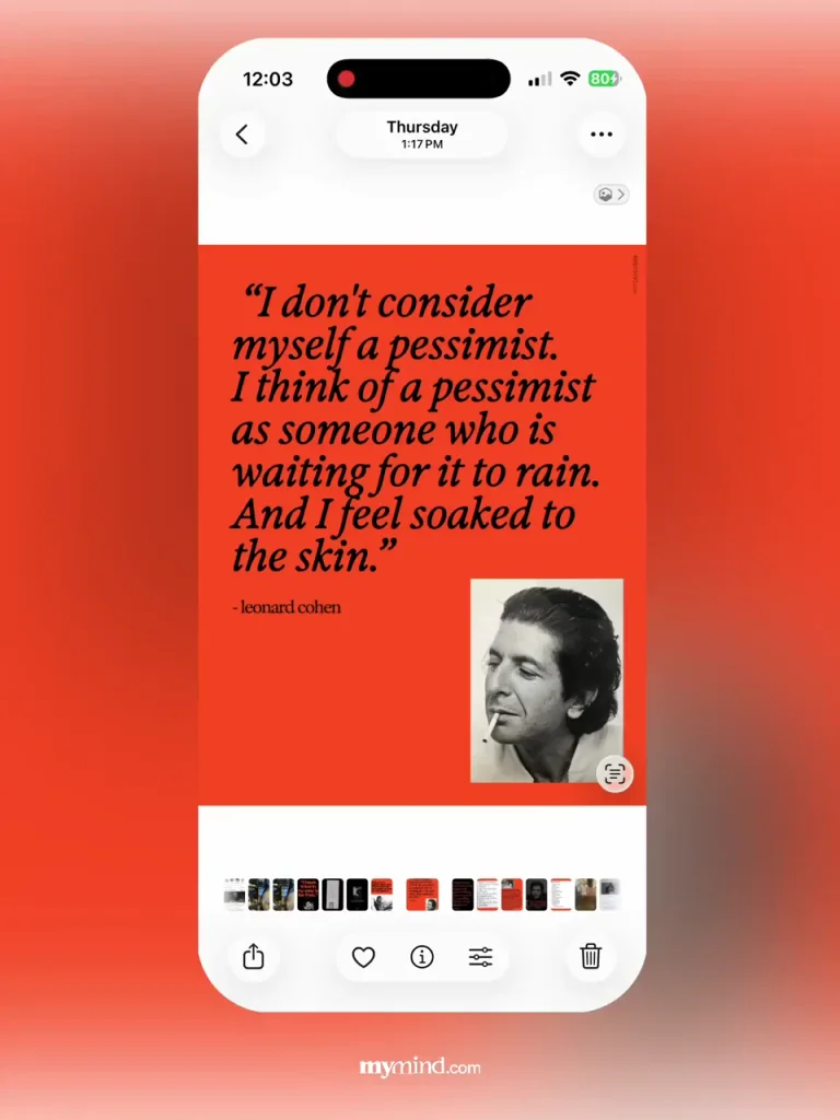 Mymind: We designed our mobile share sheet animation with two goals — public x-twitter post media curated for social post design inspiration.