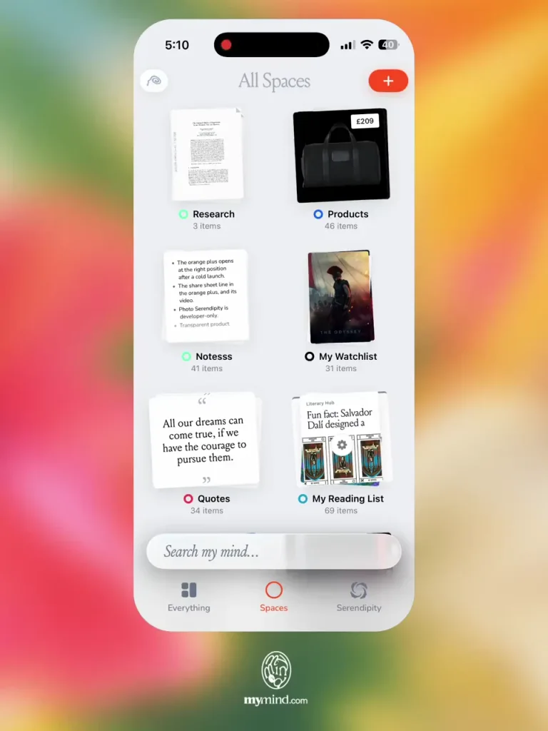 Mymind: Yes, you can now re-order Spaces on the iPhone app too Just drag โ public x-twitter post media curated for social post design inspiration.