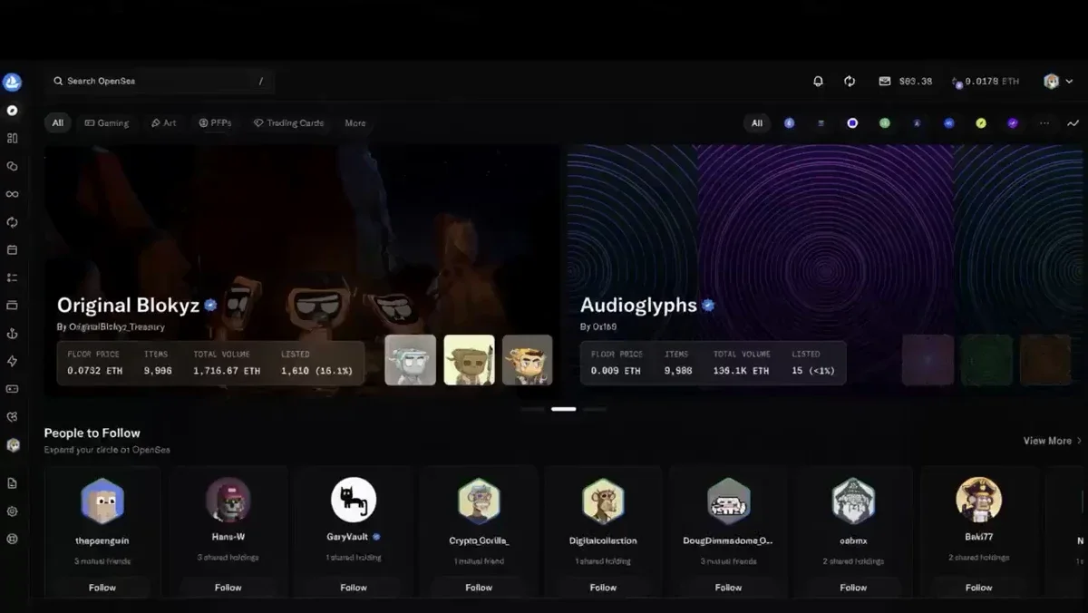 OpenSea: Tokenized cards are spread across different platforms and chains — public x-twitter post media curated for social post design inspiration.