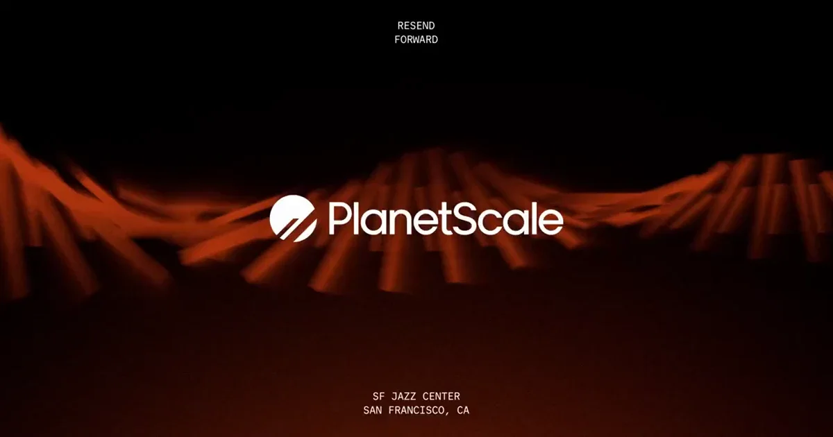 This October, @PlanetScale joins as a supporting sponsor of Resend — public x-twitter post media curated for social post design inspiration.