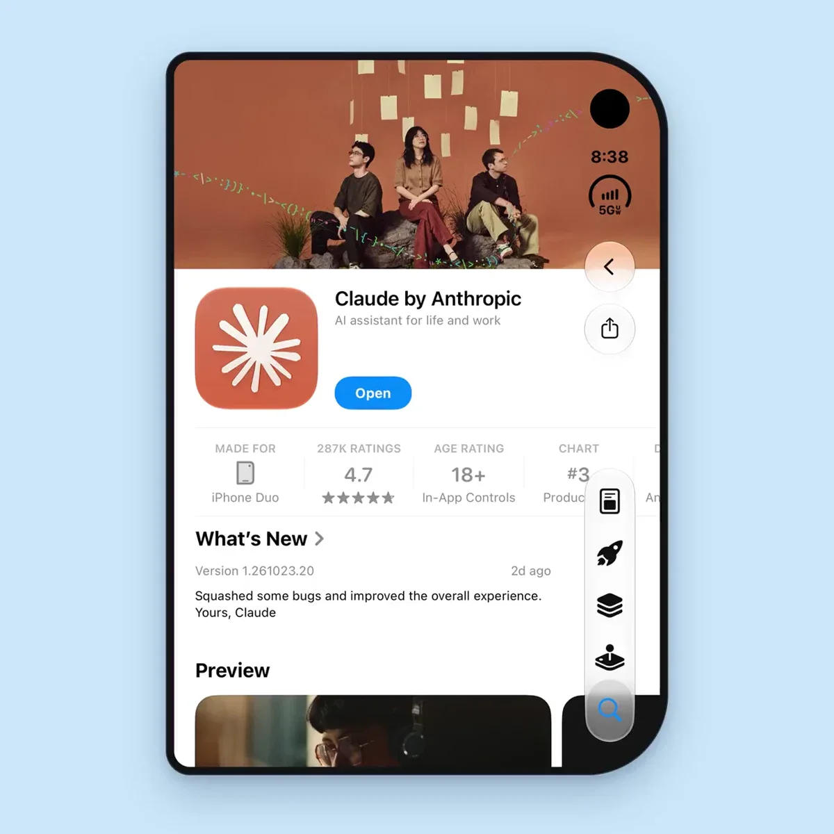 Robert Bye: Claude — public x-twitter post media curated for social post design inspiration.