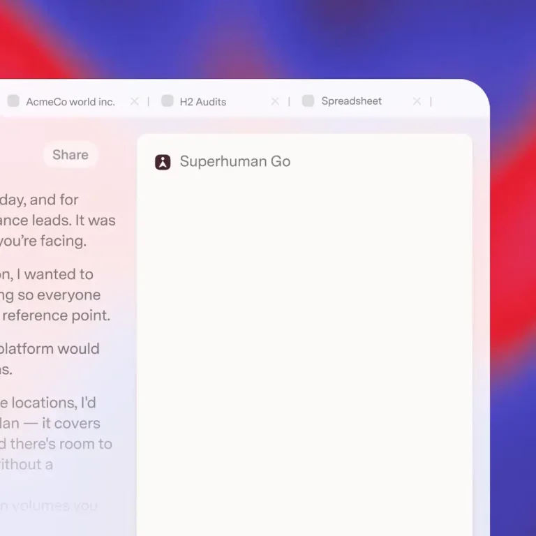 Superhuman Go lives on the side of your screen and adapts to what — public x-twitter post media curated for social post design inspiration.