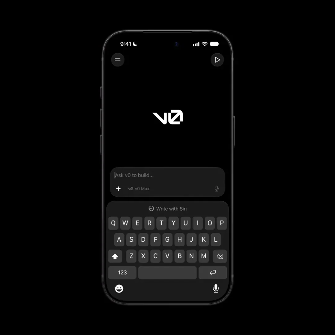 You can now use your ChatGPT subscription in the v0 iOS app — public x-twitter post media curated for social post design inspiration.