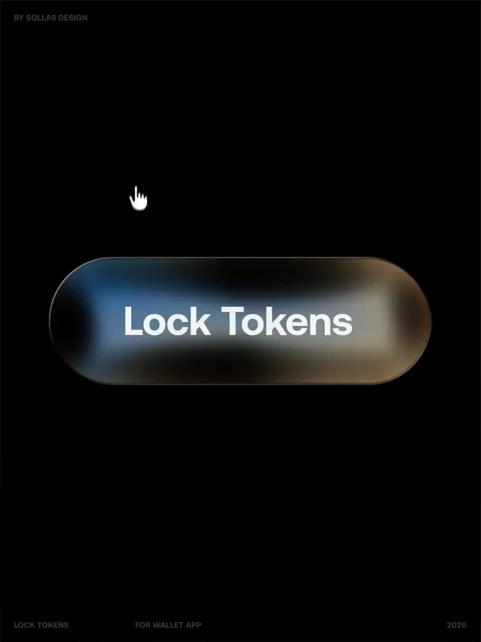 Vadim | Sollas: freezing button that actually freezes when you lock tokens — public x-twitter post media curated for social post design inspiration.