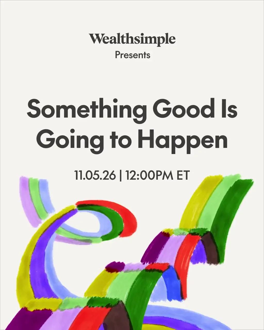 Wealthsimple: We know something you don’t — public x-twitter post media curated for social post design inspiration.