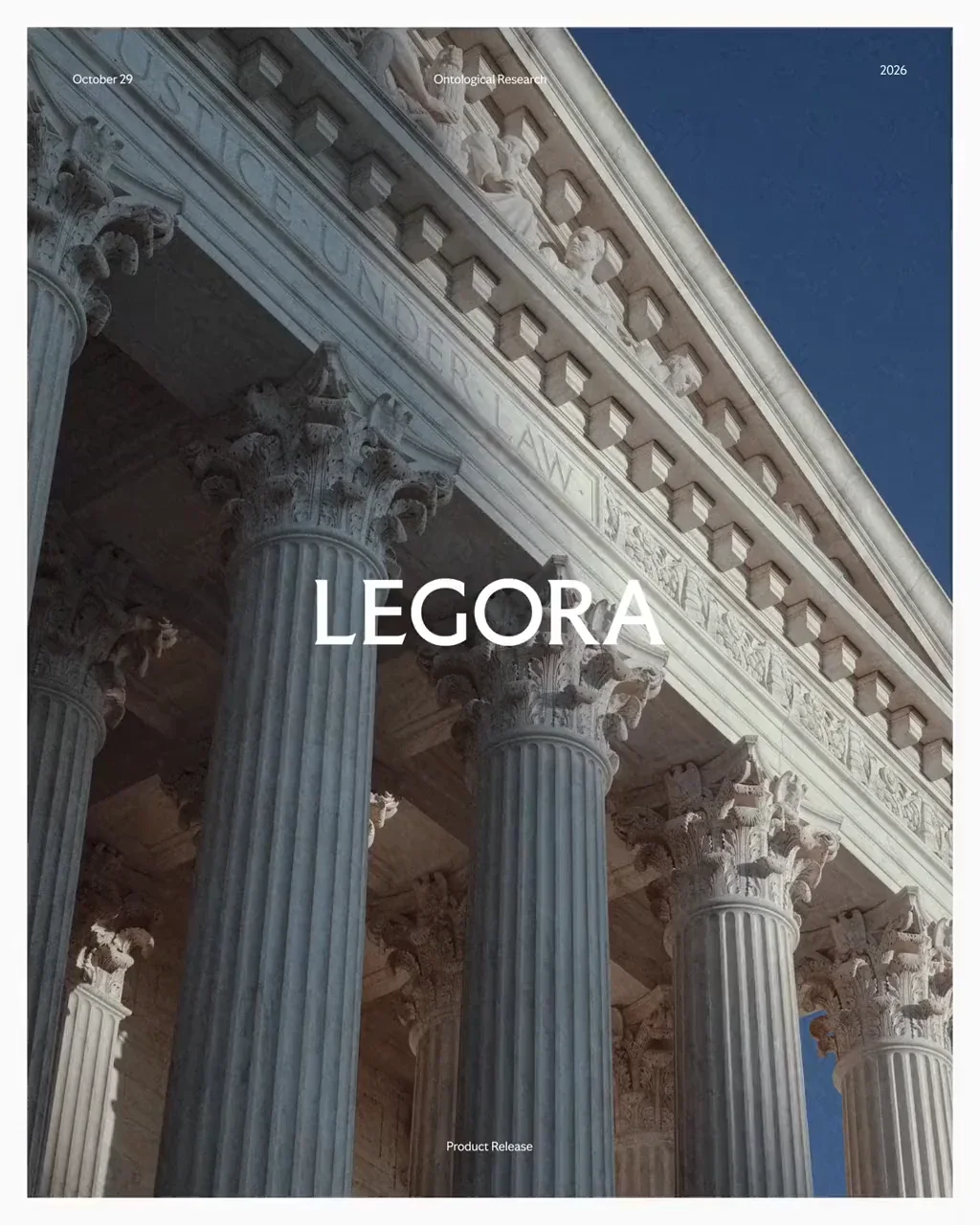 Legora: we’re launching Ontological Legal Research in the US — public x-twitter post media curated for social post design inspiration.