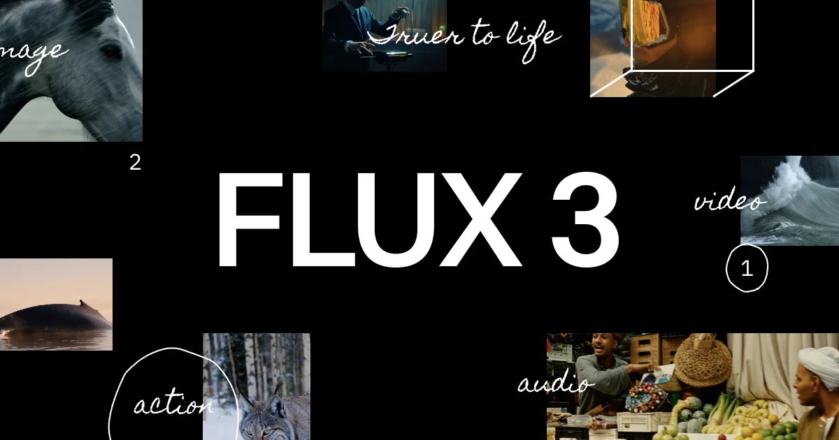 Black Forest Labs OG image: FLUX 3: One Multimodal Model | Black Forest Labs