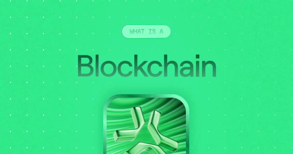 Abstract OG image: What is a Blockchain? How Blockchain Technology Works Explained Simply