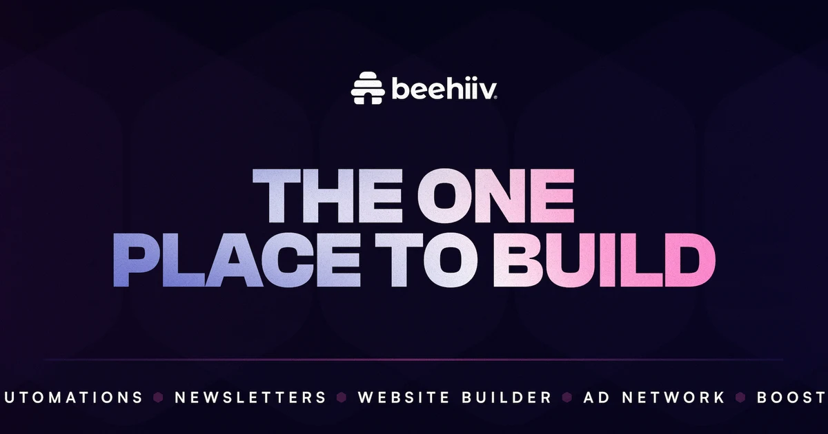 beehiiv 🐝 OG image: Newsletter Platform: Create Newsletters and Websites - beehiiv