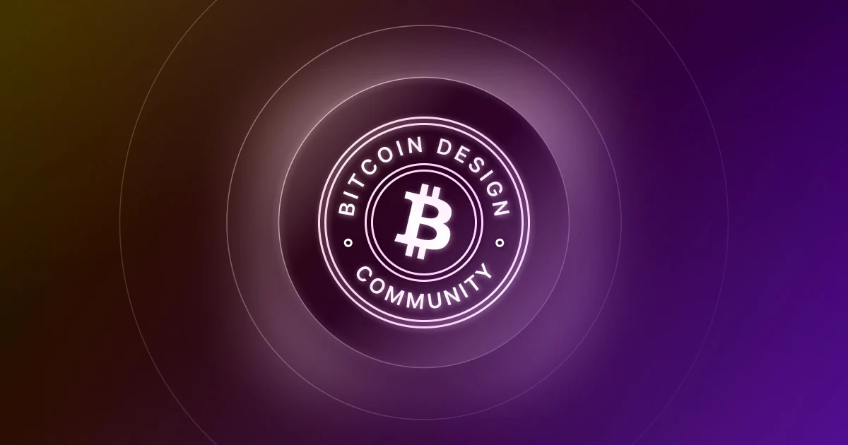 Bitcoin Design OG image: Bitcoin Design. Open-source design for bitcoin products.
