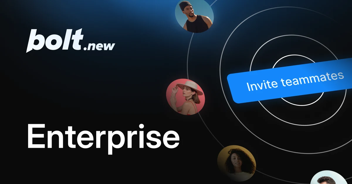 Bolt OG image: Product Teams - Bolt.new - Ship Products 10x Faster