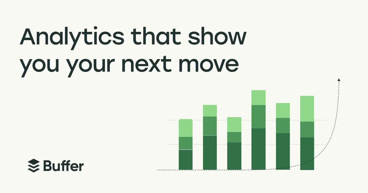 Buffer OG image: Buffer Insights — Analytics that show you your next move