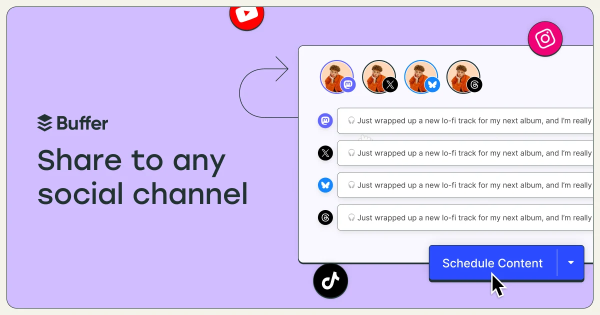 Buffer OG image: Social Media Scheduler & Planner for Everyone | Buffer
