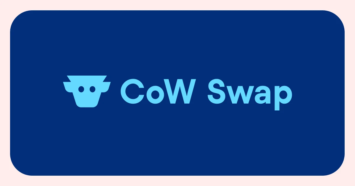 CoWSwap OG image: CoW Swap - Don't worry, trade happy