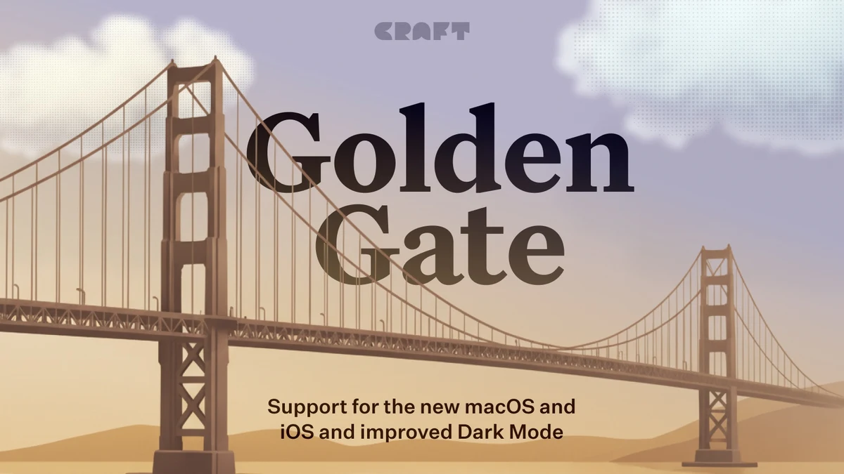 Craftdocsapp OG image: Craft Update – Dark Mode Improvements and OS 27 Updates
