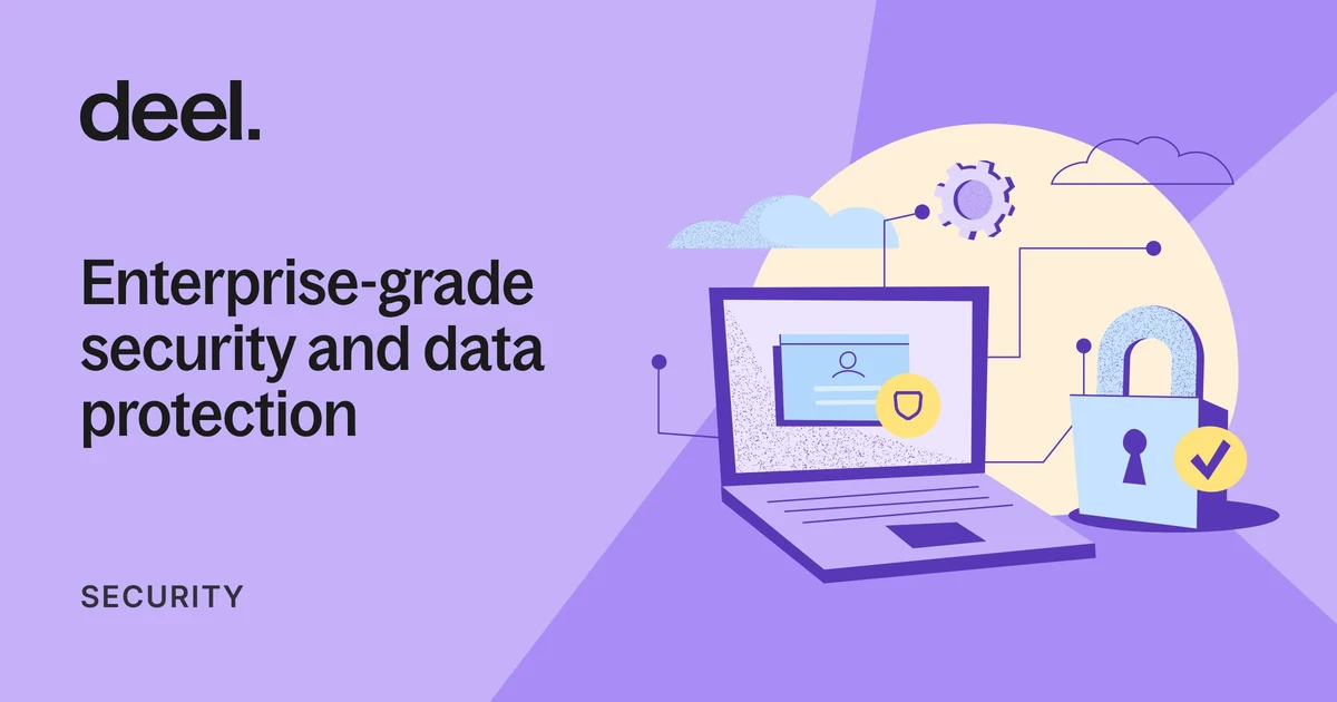 Deel OG image: Enterprise-grade security and data protection | Deel