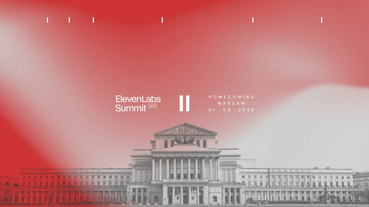 ElevenLabs OG image: Bringing the ElevenLabs Summit home to Warsaw