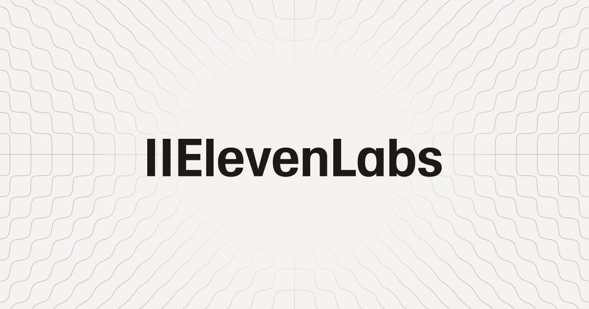 ElevenLabs OG image: The complete AI Voice platform for your enterprise