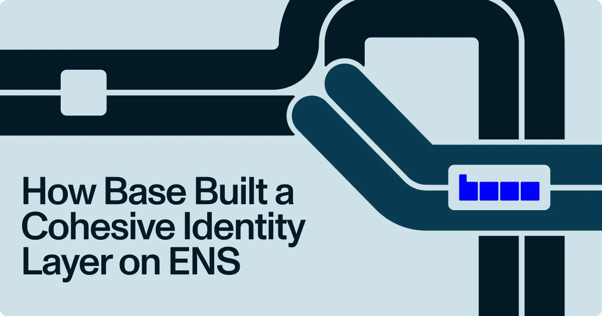 Ensdomains OG image: How Base uses ENS | ENS