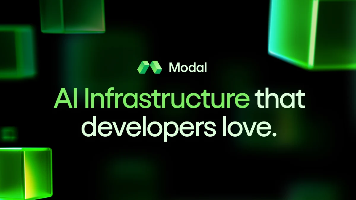 Modal OG image: Modal: High-performance AI infrastructure