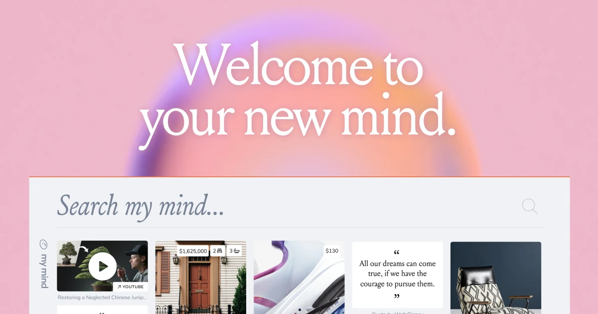 mymind OG image: WHY should you use mymind? — mymind
