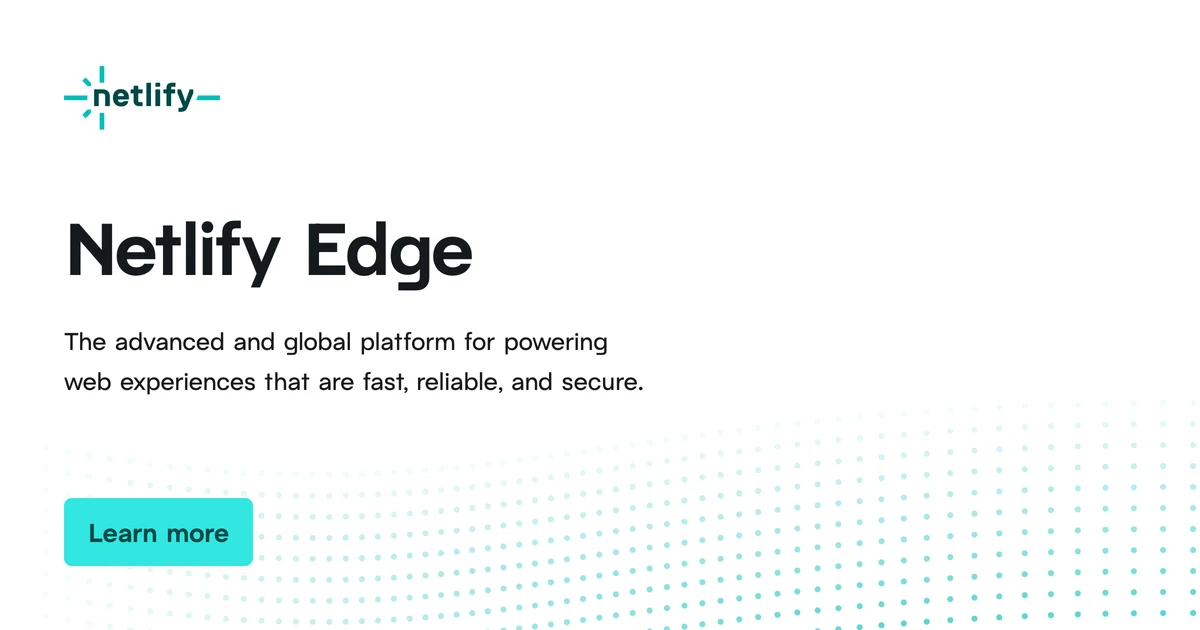 Netlify OG image: Netlify Edge