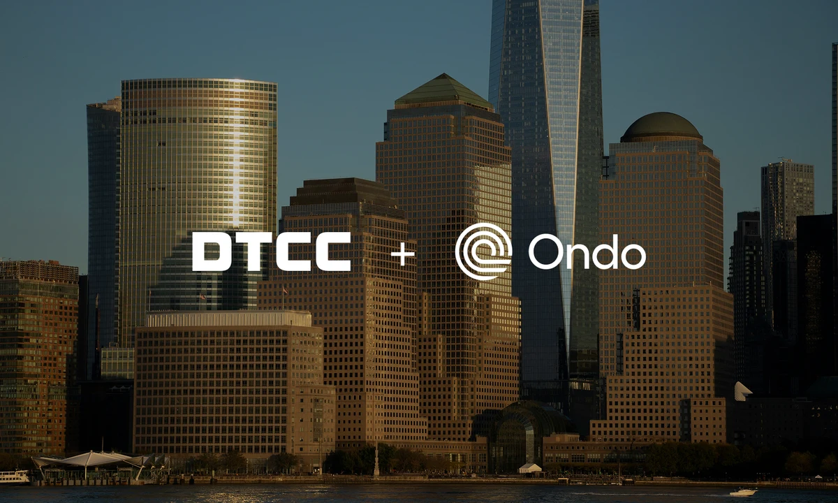 Ondo Finance OG image: DTCC's Fund/SERV Adds Ondo Finance as Its First Tokenization Member, Bringing Tokenized Funds Into the Mainstream