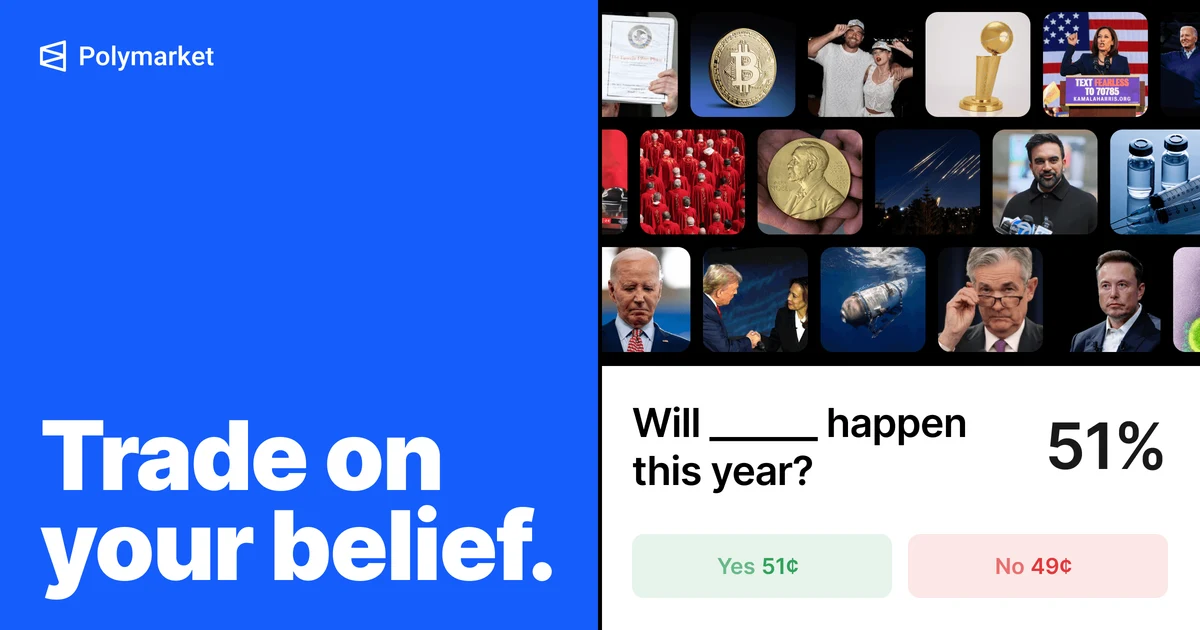 Polymarket OG image: Polymarket | The World’s Largest Prediction Market™