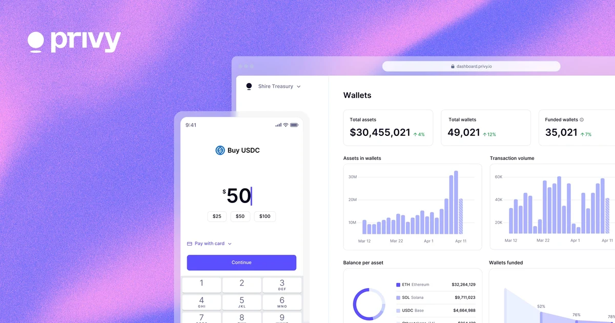 Privy OG image: User Wallets | Privy