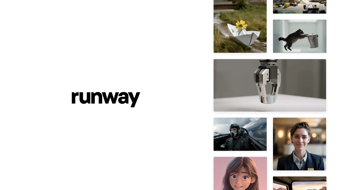 Runway OG image: AI Image and Video Pricing from $12/month | Runway AI